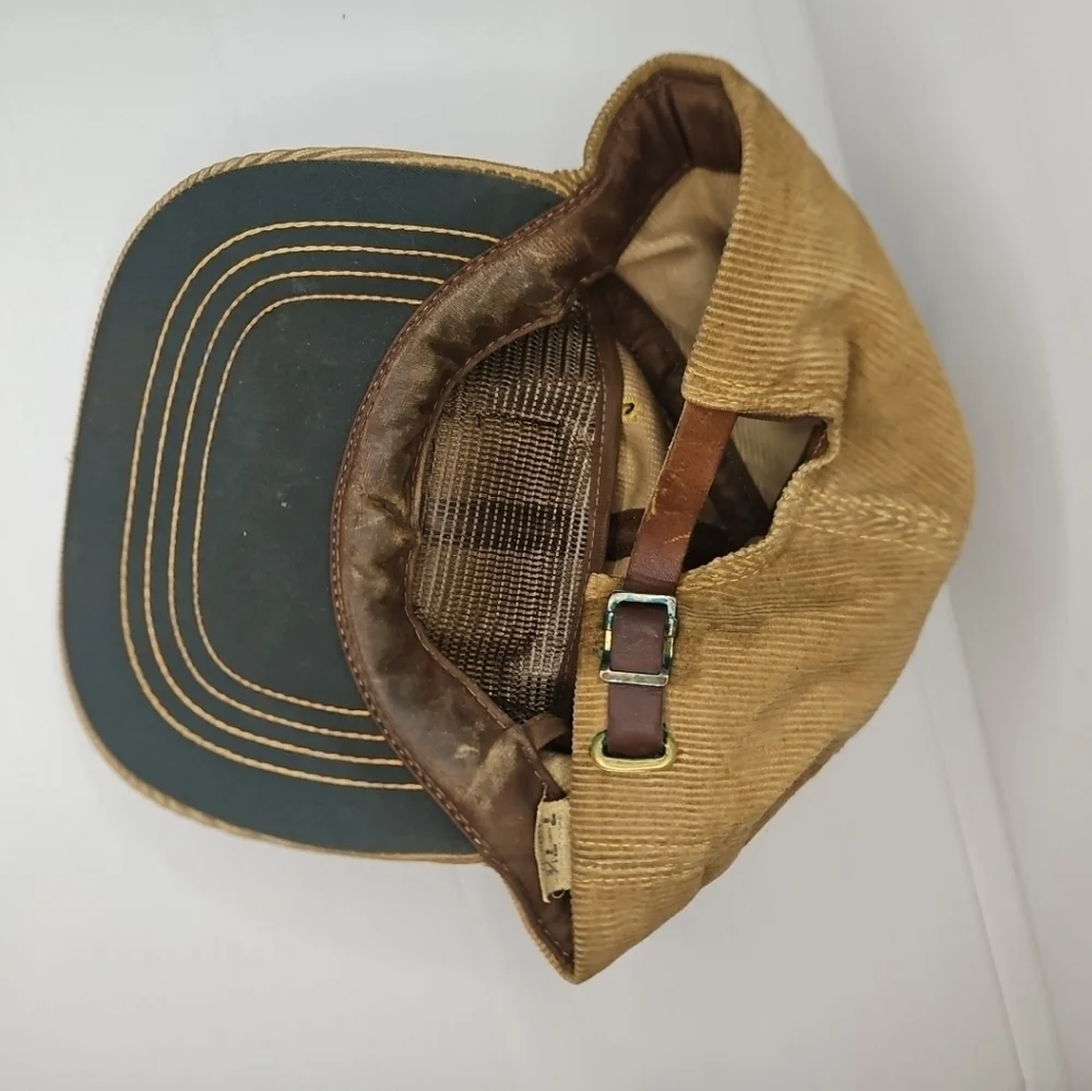 Vintage Rare 1970s Levi’s Orange Tab Corduroy Trucker Baseball Cap Hat